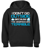 I Paused My Game Youth Hoodie Temp