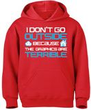 I Paused My Game Youth Hoodie Temp