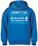 I Paused My Game Youth Hoodie Temp