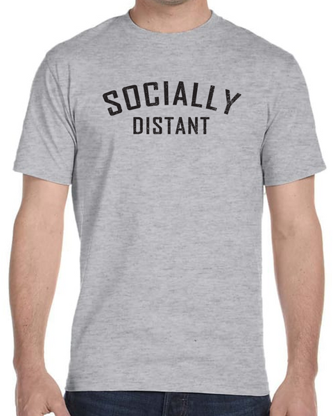 Socially Distant 2020 Distressed T-Shirt